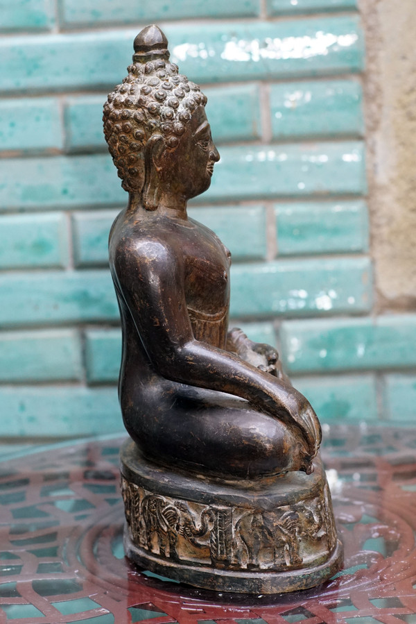 BUDDHA in bronzo, Thailandia.