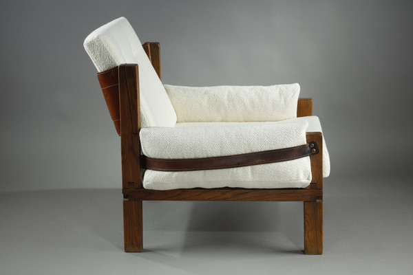 Armchair by Pierre CHAPO from the 1970s, S15 MODEL