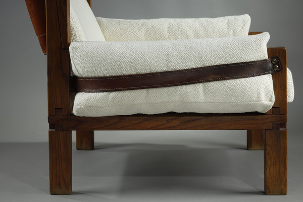 Armchair by Pierre CHAPO from the 1970s, S15 MODEL