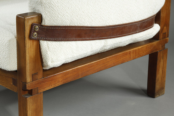 Armchair by Pierre CHAPO from the 1970s, S15 MODEL