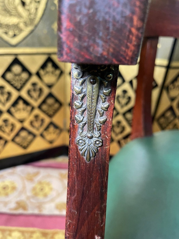 Fauteuil de Bureau Empire / Louis XVI