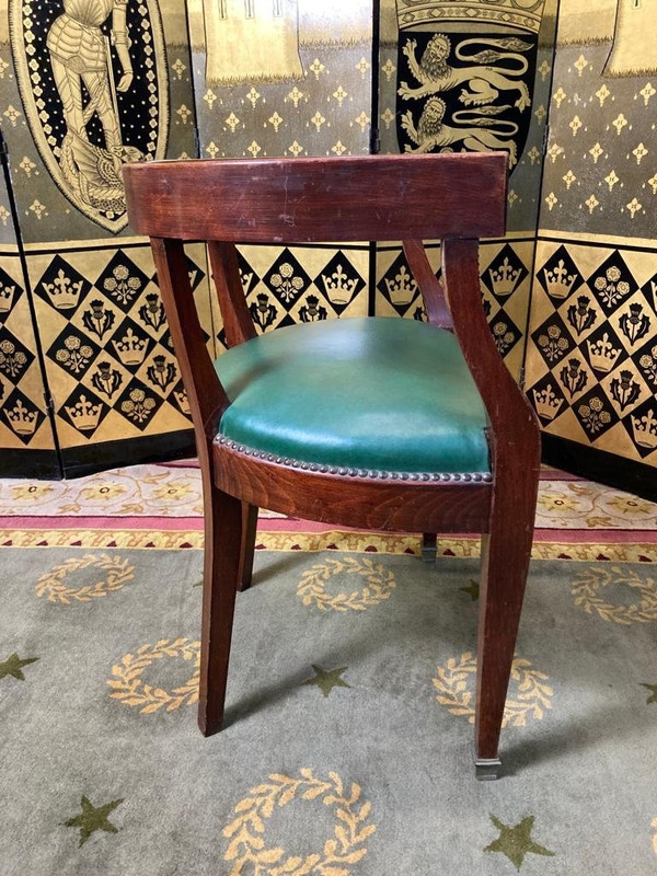 Fauteuil de Bureau Empire / Louis XVI