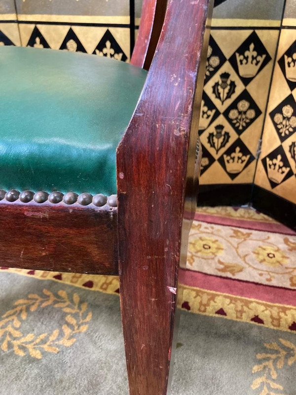 Fauteuil de Bureau Empire / Louis XVI