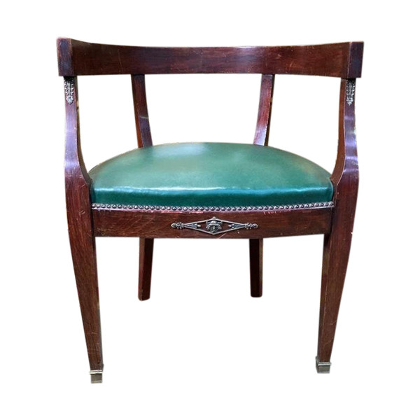 Fauteuil de Bureau Empire / Louis XVI