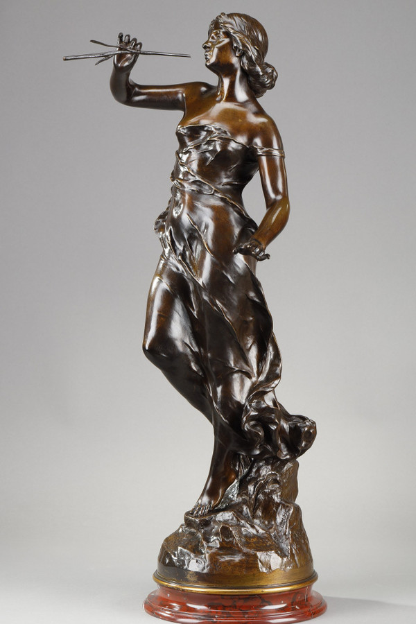Bronze „La Renommée“, signiert Julien Causse