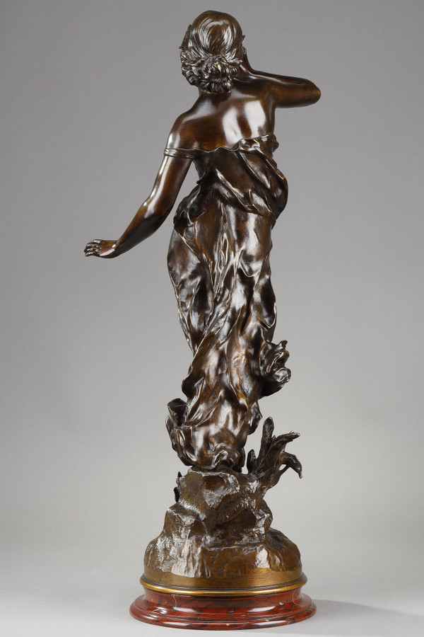 Bronze „La Renommée“, signiert Julien Causse