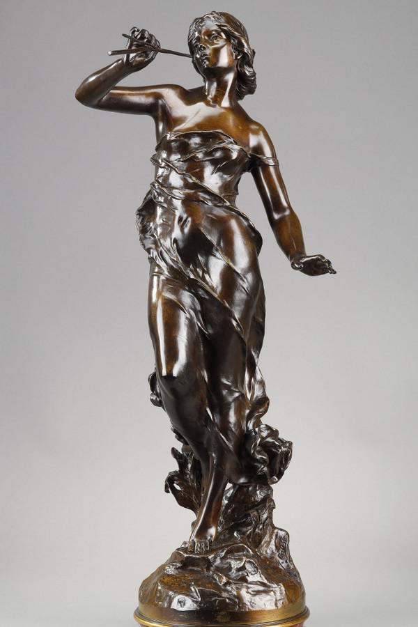 Bronze „La Renommée“, signiert Julien Causse