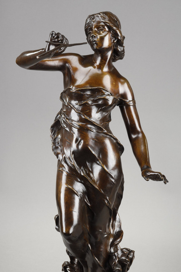 Bronze „La Renommée“, signiert Julien Causse