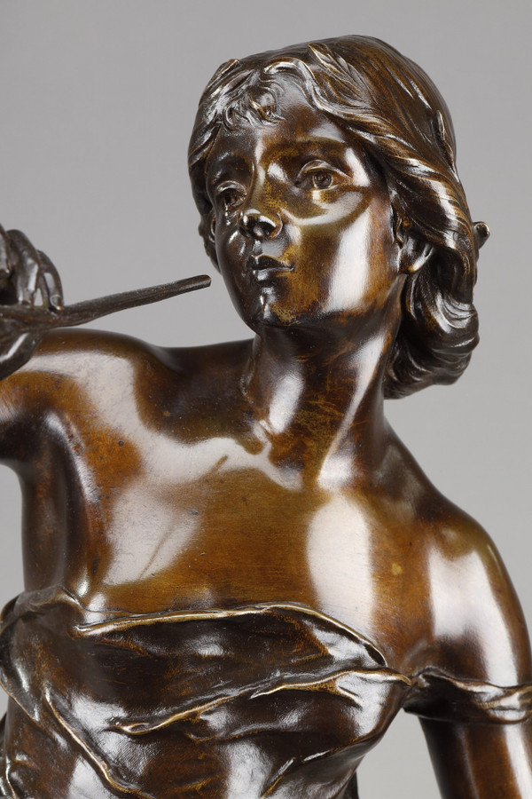 Bronze „La Renommée“, signiert Julien Causse