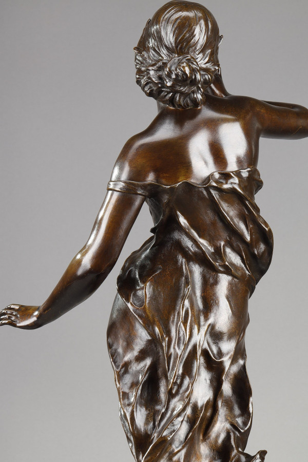 Bronze „La Renommée“, signiert Julien Causse
