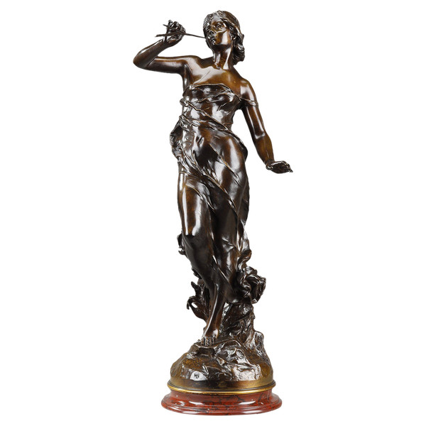 Bronze „La Renommée“, signiert Julien Causse