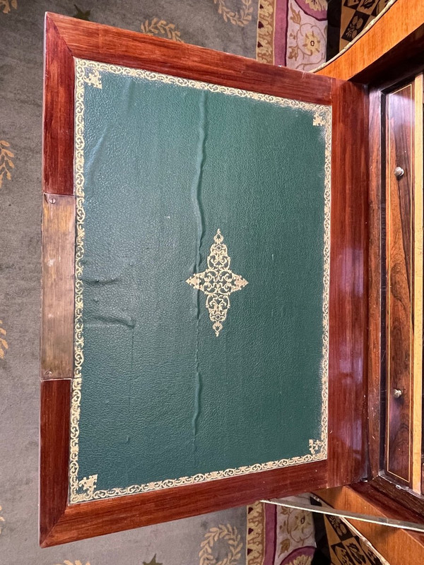 Sekretär Im Stil von Louis XV In Intarsienarbeit