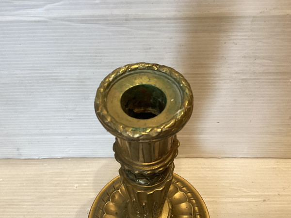 Pair of Louis XVI candlesticks