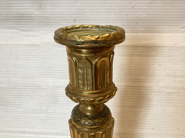 Pair of Louis XVI candlesticks