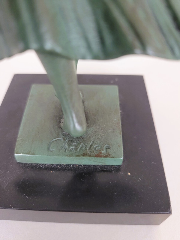 Charles und Max Le Verrier, Bayadère, Skulptur, Art Deco, 20. Jahrhundert