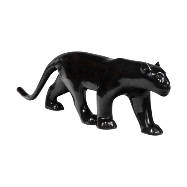 François Pompon. „Großer schwarzer Panther“, Bronze, Druck von 2006.