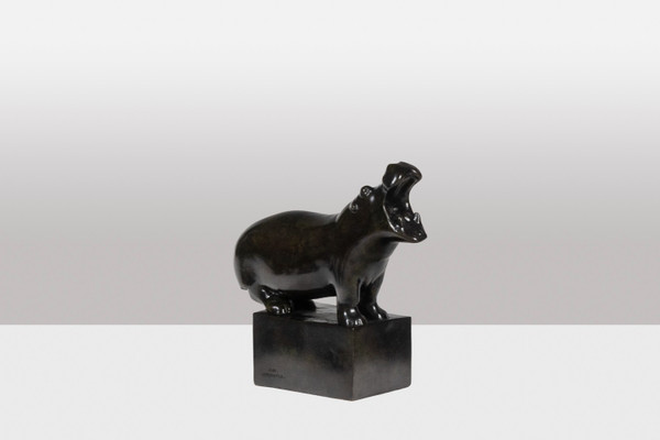 François Pompon. “Ippopotamo”, bronzo, stampa 2006.