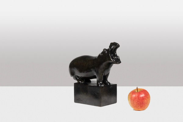 François Pompon. “Ippopotamo”, bronzo, stampa 2006.