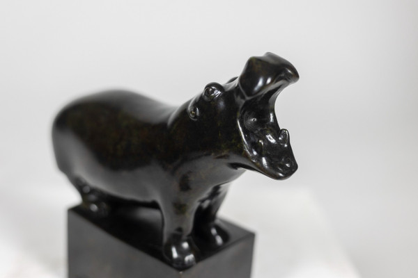François Pompon. “Ippopotamo”, bronzo, stampa 2006.