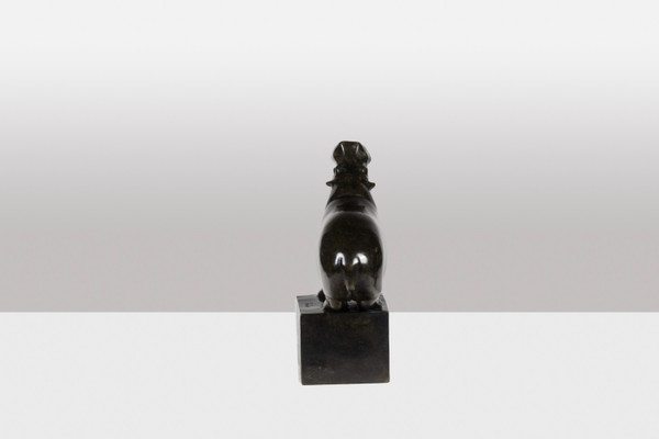 François Pompon. “Ippopotamo”, bronzo, stampa 2006.
