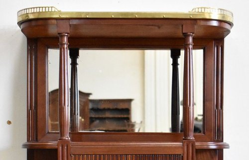 Small Entrance Cabinet in Solid Mahogany, Louis XVI style - 1st part, 19th century