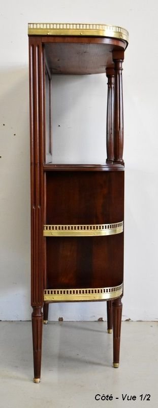 Small Entrance Cabinet in Solid Mahogany, Louis XVI style - 1st part, 19th century