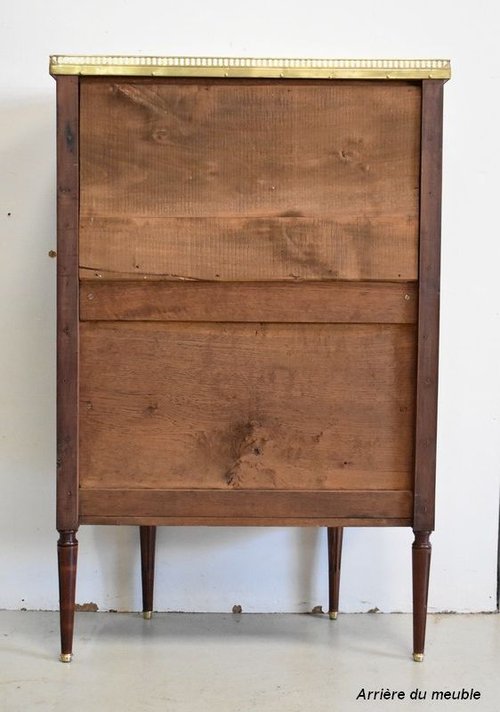 Small Entrance Cabinet in Solid Mahogany, Louis XVI style - 1st part, 19th century