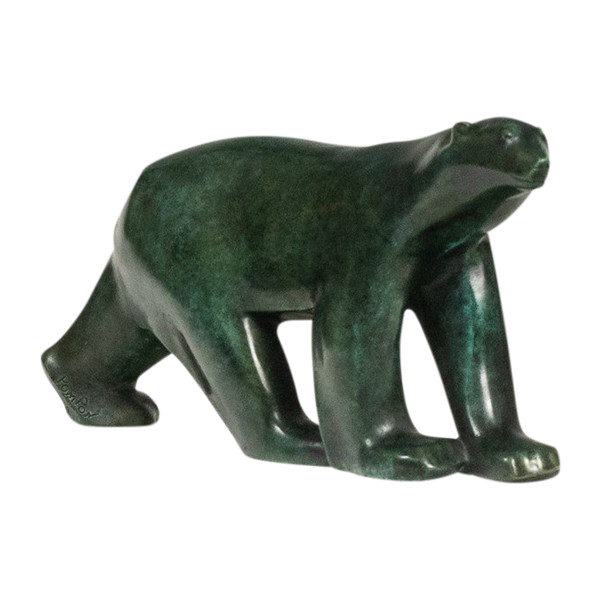 François Pompon. “White Bear”, bronze, 2006 print.