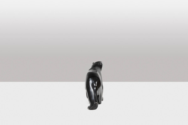 François Pompon. „Weißer Bär“, Bronze, Druck von 2006.