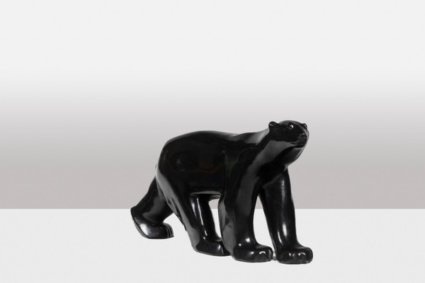 François Pompon. “Orso Bianco”, bronzo, stampa 2006.