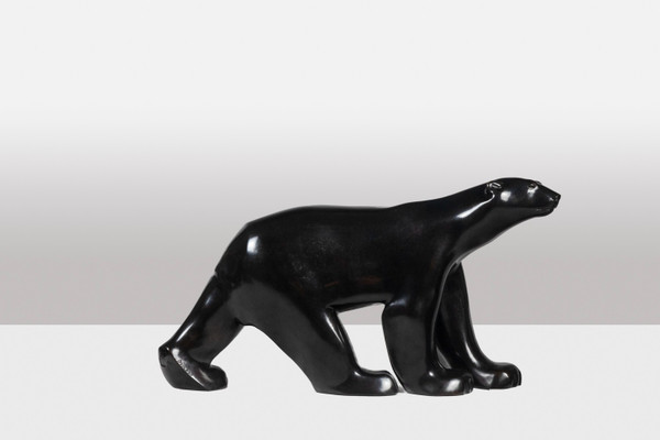 François Pompon. “Orso Bianco”, bronzo, stampa 2006.