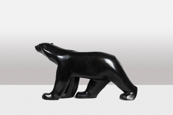 François Pompon. “Orso Bianco”, bronzo, stampa 2006.