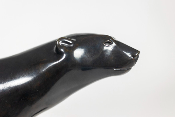 François Pompon. “Orso Bianco”, bronzo, stampa 2006.