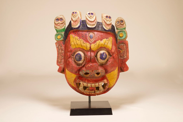 Masque Cham Mahakala Tibet / Népal
