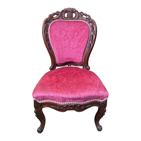 Chauffeuse époque Napoléon III Acajou