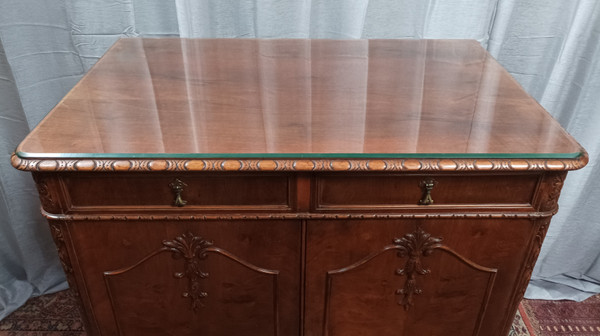 Meuble bar Chippendale en acajou Maison Jellinek Paris