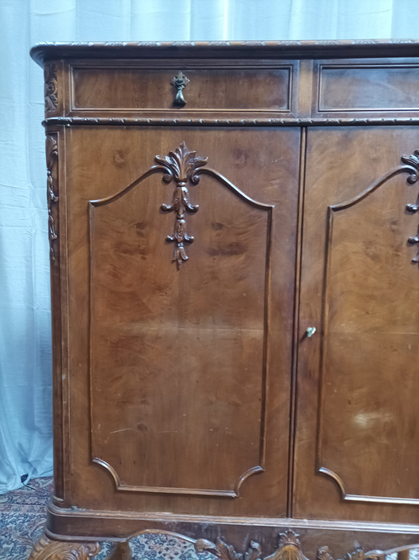 Meuble bar Chippendale en acajou Maison Jellinek Paris