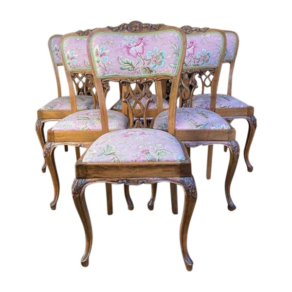 Suite De 6 Chaises Anglaises - Louis XV