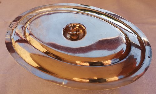 Elégante saucière style Louis XVI argent massif poinçon minerve orfèvre Tétard Frères, fin XIXème