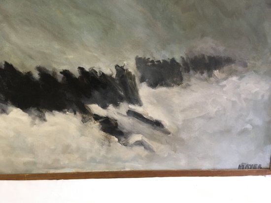 "Vagues",peint par MAYER