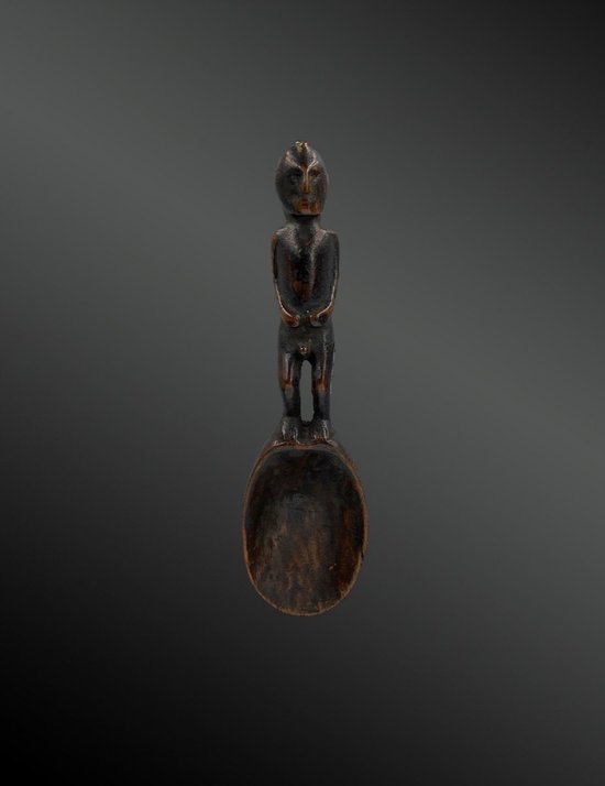 CUILLÈRE à PERSONNAGE ANTHROPOMORPHE Culture Ifugoa, Philippines Fin du XIXème