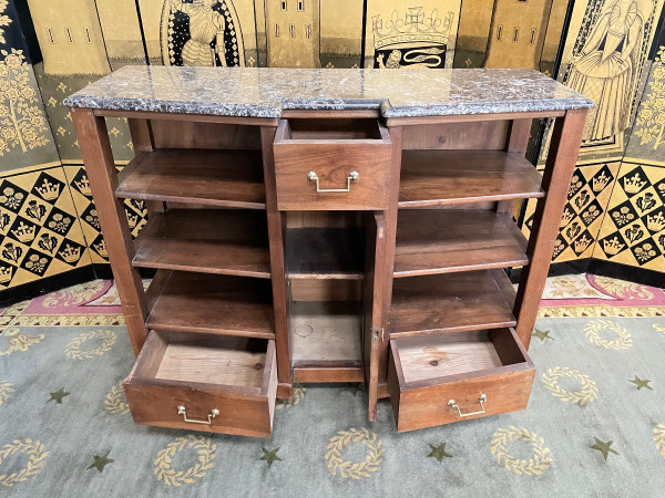 Desserte - Buffet Im Stil Louis XVI Aus Nussbaumholz