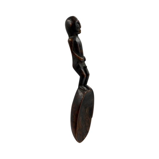 ANTHROPOMORPHIC CHARACTER SPOON Ifugoa Culture, Philippines Late 19th century