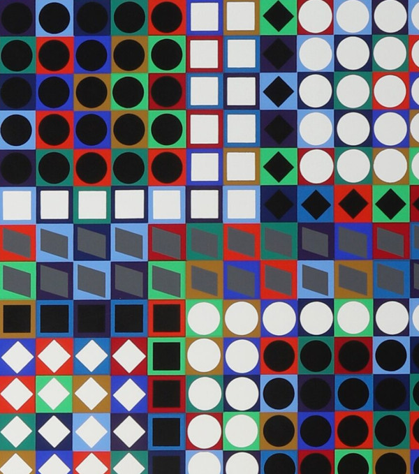  Email this Victor Vasarely – Composition cinétique