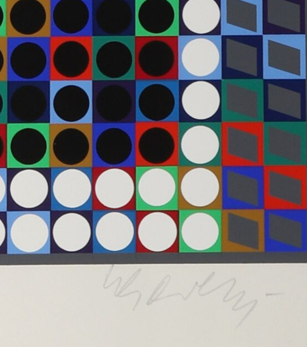  Email this Victor Vasarely – Composition cinétique