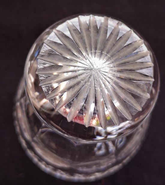 Service à liqueur modèle "Trianon" en cristal Saint-Louis (1 carafe + 8 verres)
