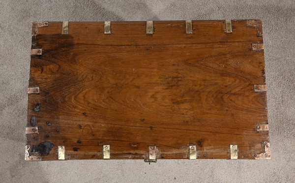 Cassapanca in teak massiccio – Fine del XIX secolo