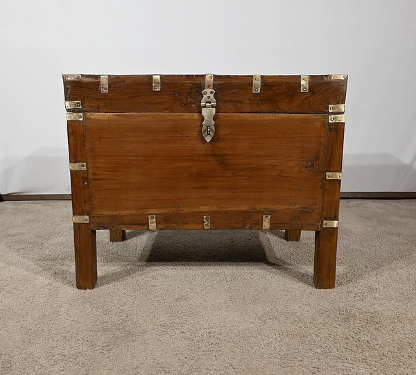 Cassapanca in teak massiccio – Fine del XIX secolo