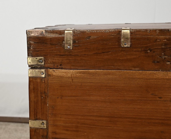 Cassapanca in teak massiccio – Fine del XIX secolo
