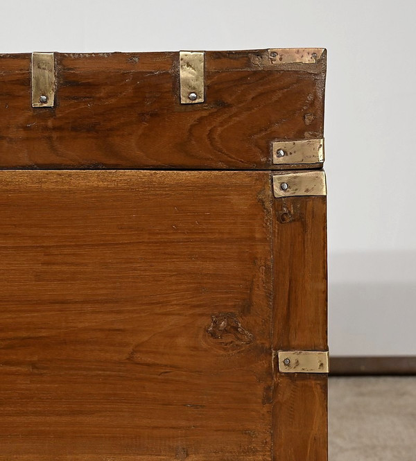 Cassapanca in teak massiccio – Fine del XIX secolo